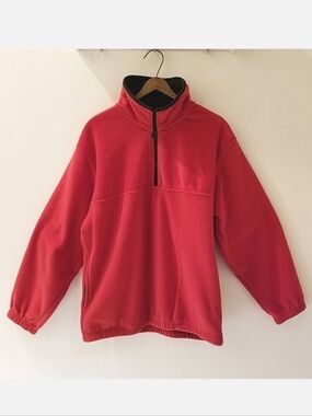 Colorado Timberline Steamboat 1/4 Zip Fleece Pullover Top in Burnt Red S